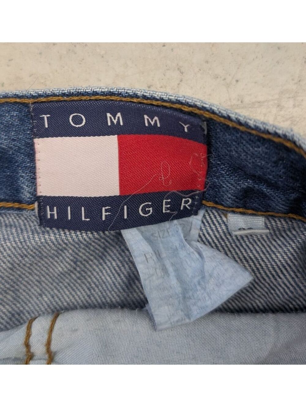 Vintage Boot Tommy Hilfiger Big Patch Carpenter Jeans - Picture 7 of 7